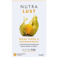 NutraLust Libido & Stamina Tea - Ashwagandha & Muira Puama